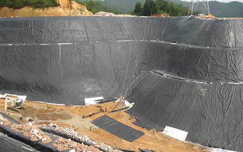 固定危廢填埋場土工膜完整性檢測、土工膜滲漏檢測、土工膜滲漏探測、土工膜破損探測